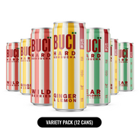 Hard Kombucha Variety Pack (12 x 330ml) – 5% ABV Alcoholic Kombucha
